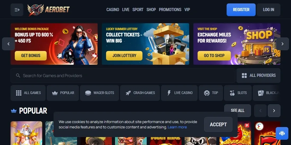 Aerobet Casino